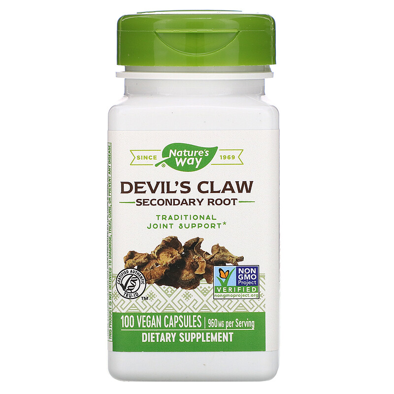 Natures Way Devils Claw 100 Capsules